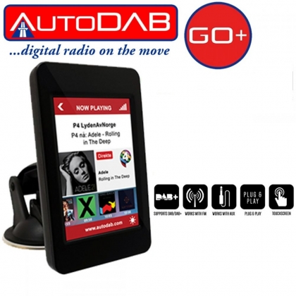 AUTODAB GO +  module incl dab+ antenne