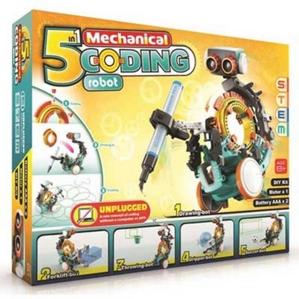 Construct & Create 5 in 1 Coding Robot