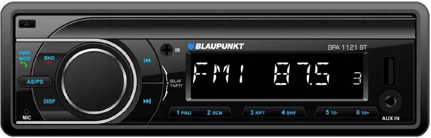 Blaupunkt BPA-1121BT BLUETOOTH CAR STEREO FRONT USB & AUX FM