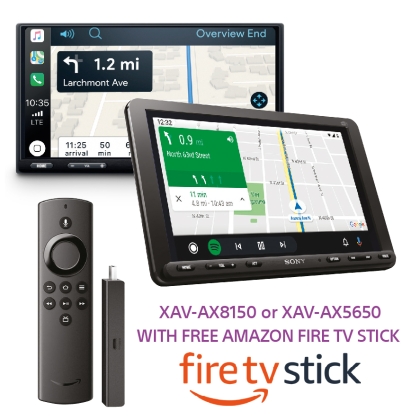 SONY XAV8150 DAB met Amazon FireTvStick
