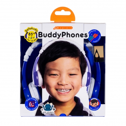 Buddyphones Explore Foldable Blue